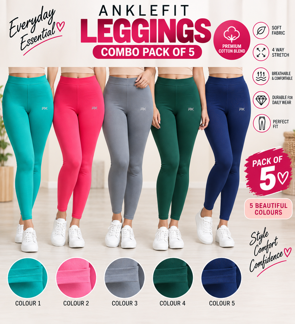 Ankle Leggings - Pack of 5 - C3