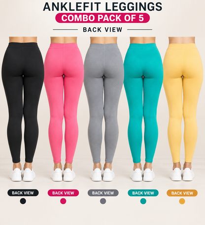 Ankle Leggings - Pack of 5 - C4