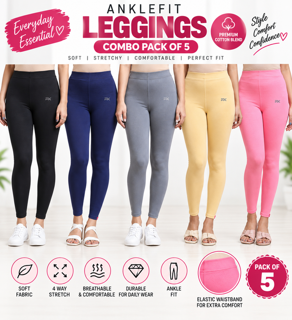 Ankle Leggings - Pack of 5 - C6