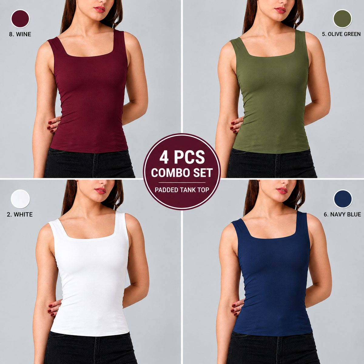 Padded Tank Top Combo 3