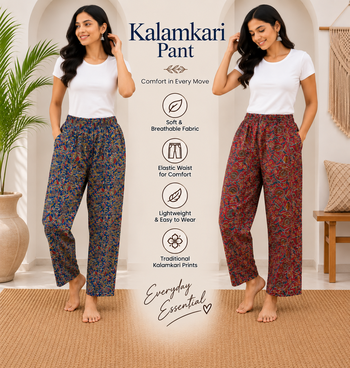 Kalamkari pant combo c1