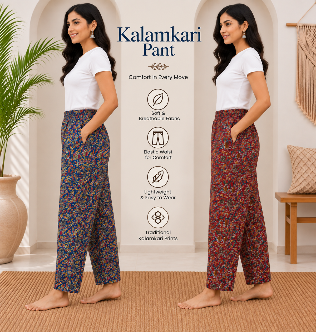 Kalamkari pant combo c1