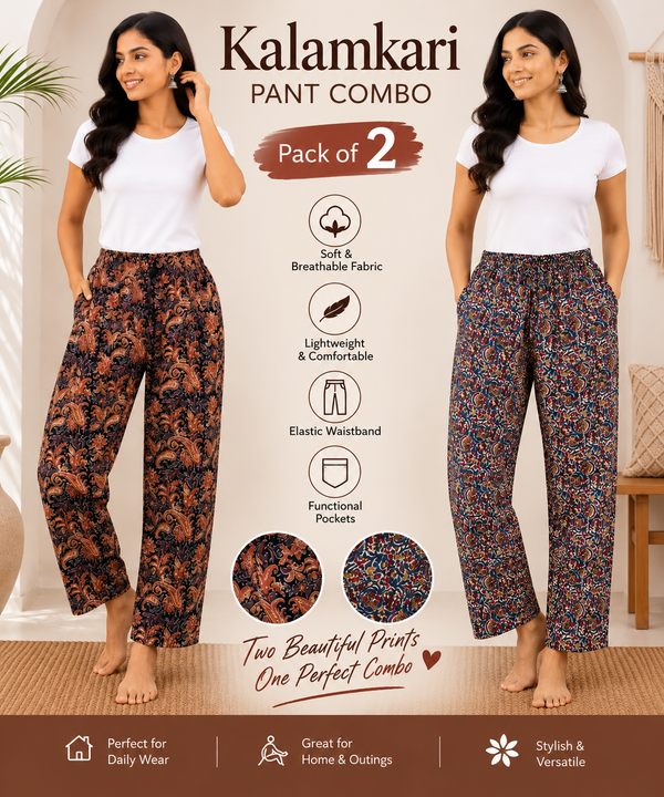 Kalamkari pant combo c3
