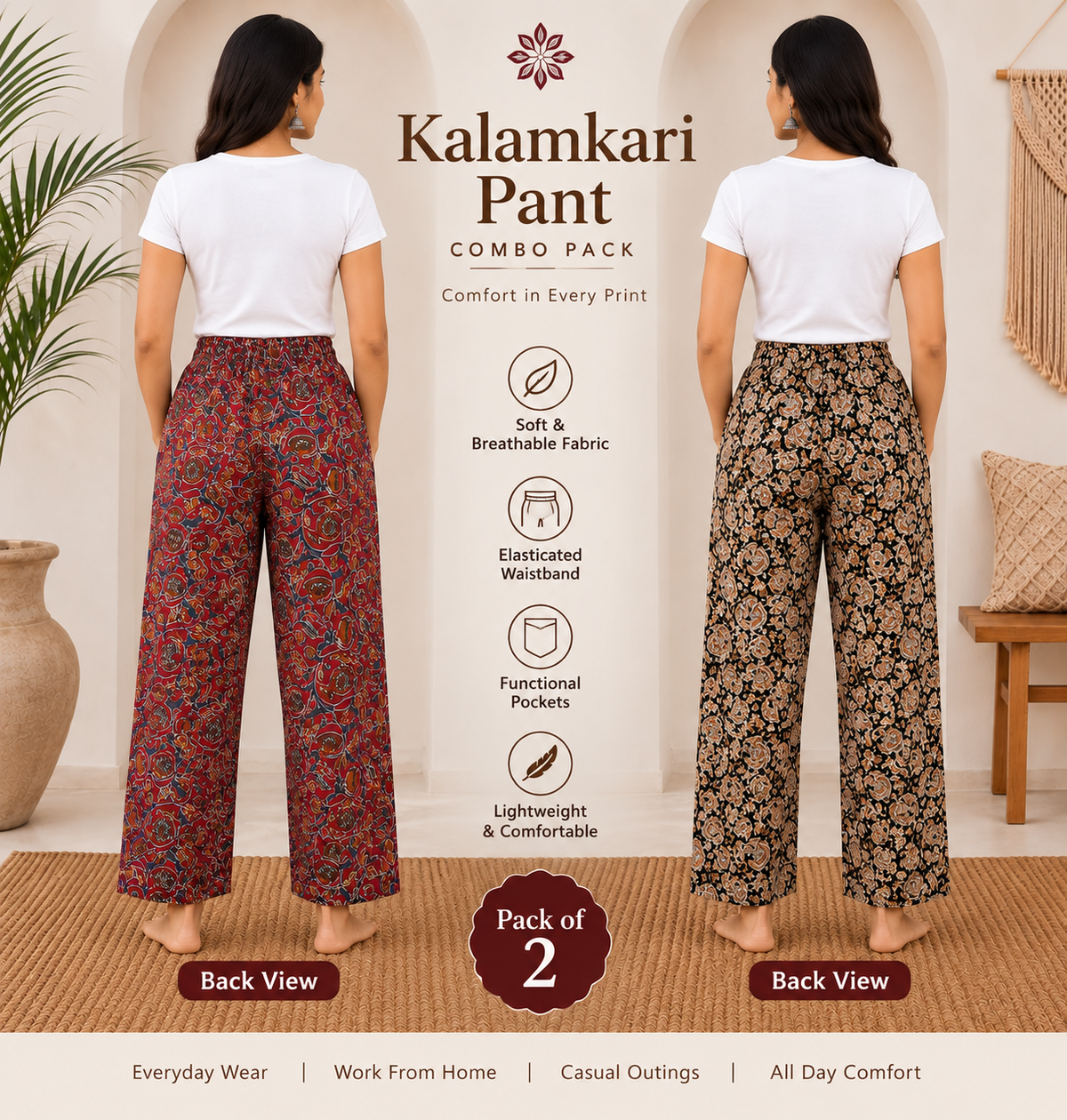 Kalamkari pant combo c6