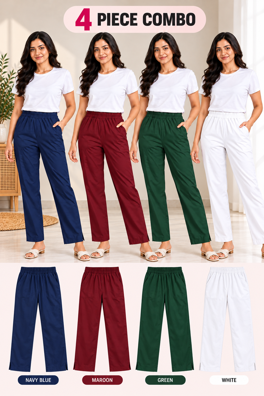 Cotton Pant combo 1