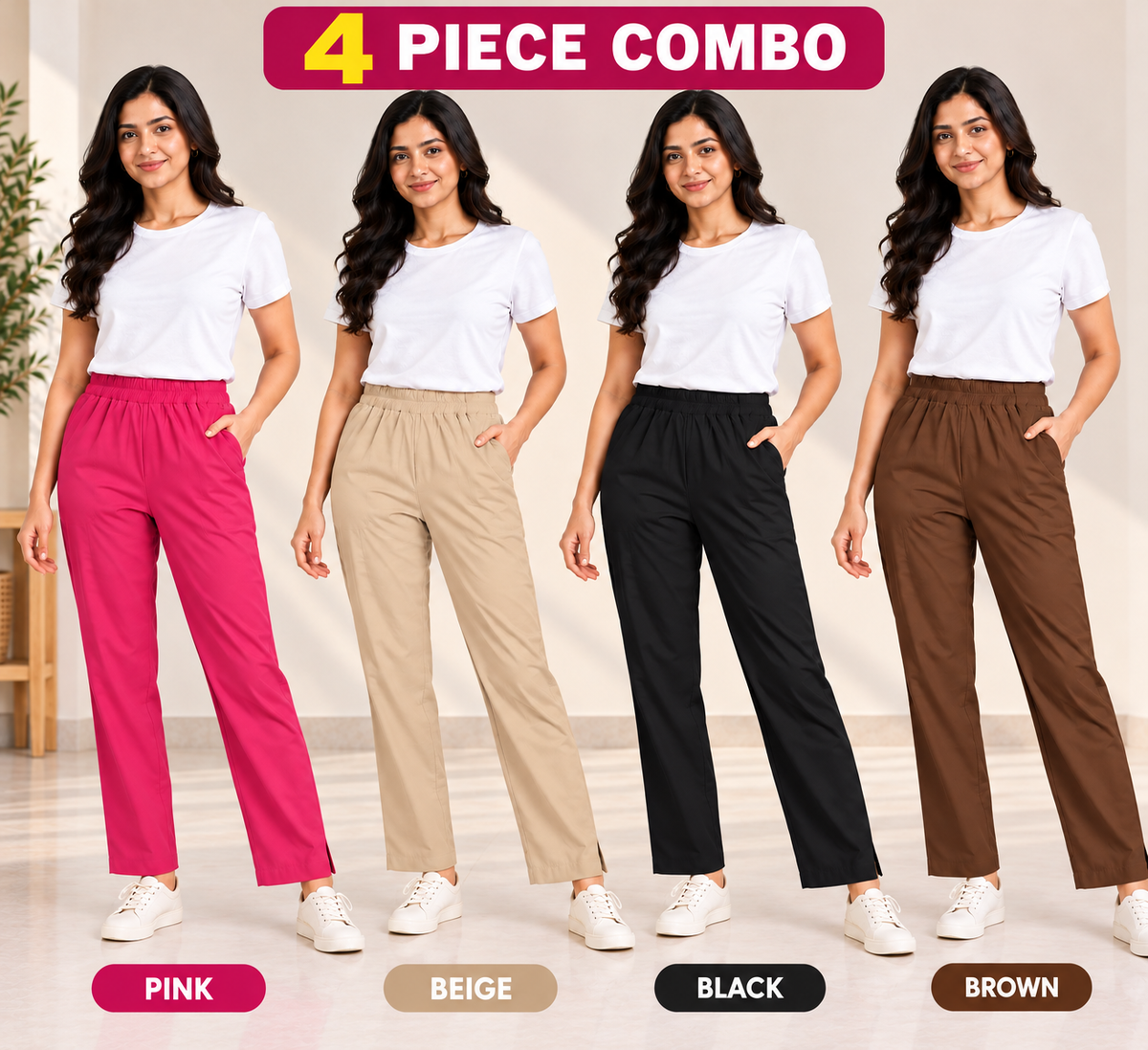 Cotton Pant combo 4